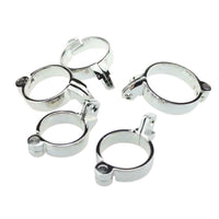 Resembling exquisite jewelry, this metal device seamlessly allows inspection while acting as a secure vice. Its open design facilitates effortless urinating, ensuring optimal hygiene.