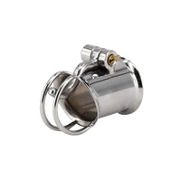 Embrace the truth of submission with our steel male dick cage flat device. Experience the empowering effects from a sub's perspective, where power dynamics are redefined, amplifying pleasure and control.