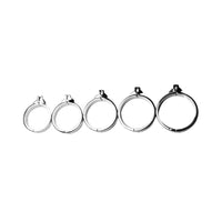 Unlock unparalleled control with our resilient silver metal rings, designed for permanent male chastity. Offering versatile sizes from 1.5 to 2 , they ensure comfort. Integrate seamlessly with your existing metal dick setup, eliminating negative rattlesnake-like noises for discreet wear.