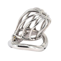 Elevate daily chores with the Helpless Captive cock cage, a sleek metal device that discreetly disciplines under clothes. Perfect for shirts, shopping, and your list of tasks, it ensures focus, control, and a hint of thrill throughout your day.