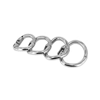 Discover affordable, quality restraint with chrome-like accessory rings for femdom chastity play. Economical, durable, and versatile, they fit any tiny male securely. Buy now for a premium feel without the cost!