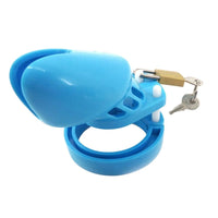 Experience the ultimate in comfort and control with our Little Boy Blue Silicone Sissy Femboy Cock cage. This sleek device keeps you securely locked, enforcing your desires for as much or as little time as you wish. Crafted for a snug fit, it offers both permanent and permenant restraint options, making teasing and denial an irresistible pleasure.