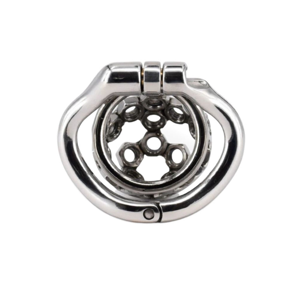 Experience ultimate control with our spiked penis cock cage metal design. Crafted from stainless steel, this device ensures comfort during flying. Navigate airport TSA safely with its discreet profile, and unlock with ease when needed.