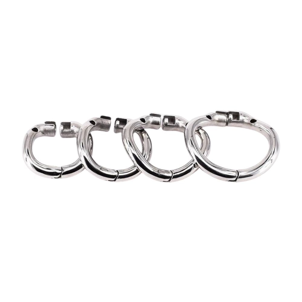 Know your sentence: locked in elegance with our secure xxs metal ring. Ideal for married couples exploring dynamics, it's the ultimate negative chastity device for enduring trust.