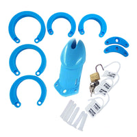 Experience merciless teasing and edging with the Sevanda Little Boy Blue Silicone Sissy Femboy Cock cage. This device will tease you into submission, offering comfort and security for your chastity journey.