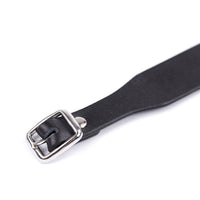 Unleash your inner dom with this bad boy collar, perfect for sneaky public play under clothing. The sturdy design keeps your boy in line while exploring your daddy dynamic.