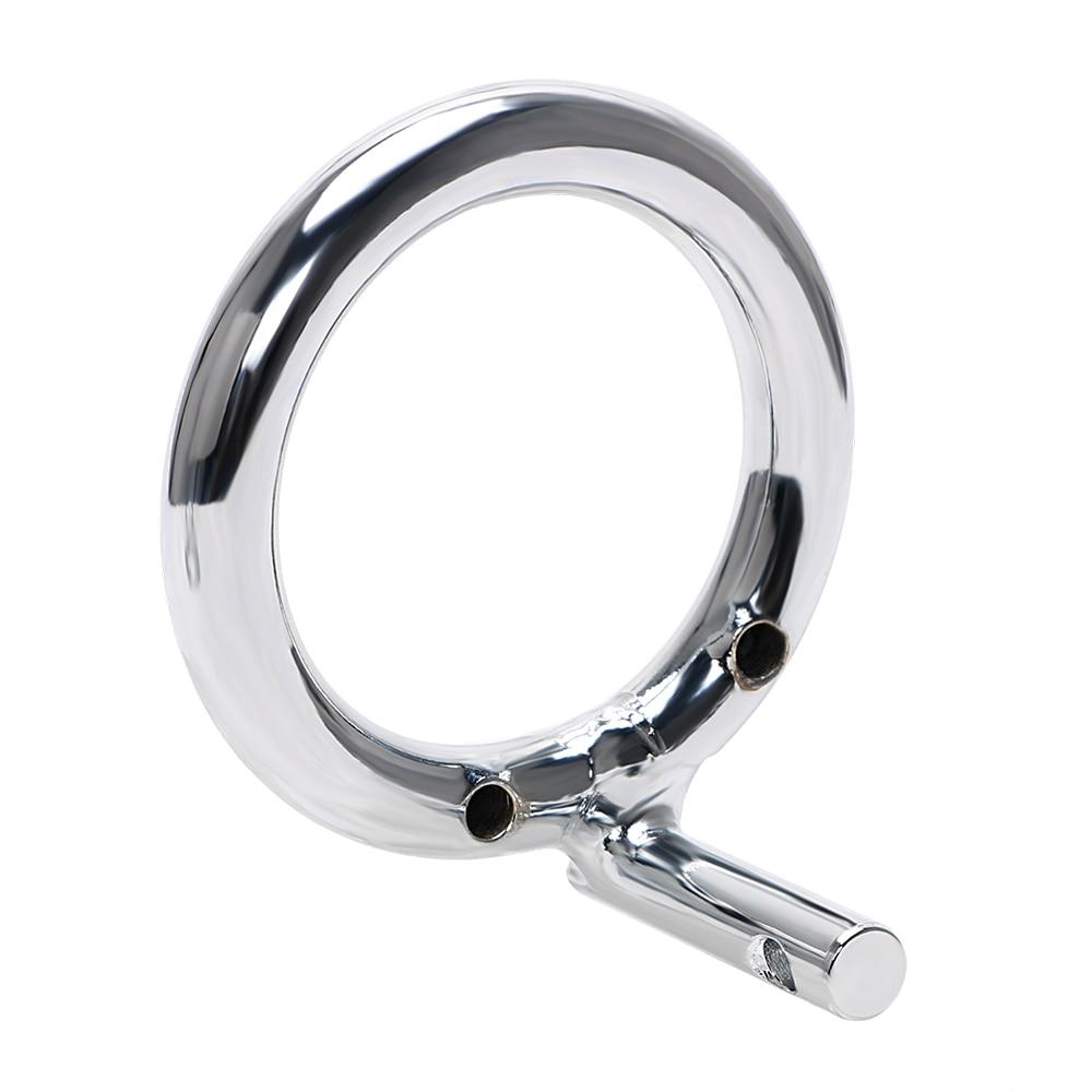 Discover the ultimate reverse chastity kit with ergonomic, hypoallergenic stainless steel rings. Features holes for easy cleaning, and a comfortable fit, and aligns perfectly with your urethra, enabling you to pee with ease.
