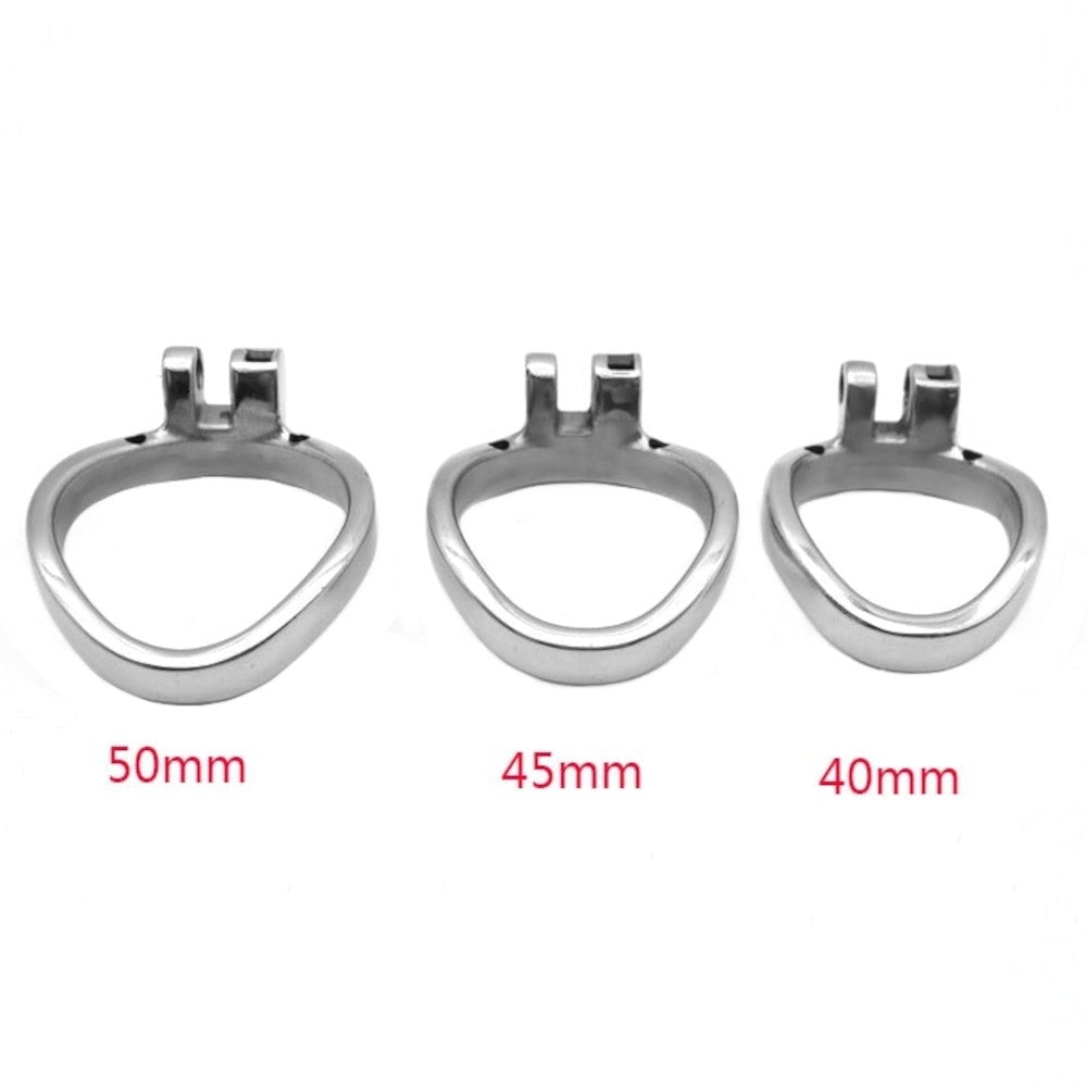 Discover the game-changing estim chastity cage! This sleek silver chastity ring rocks comfort with customizable sizes, empowering men in sound control and preventing pregnancy concerns.