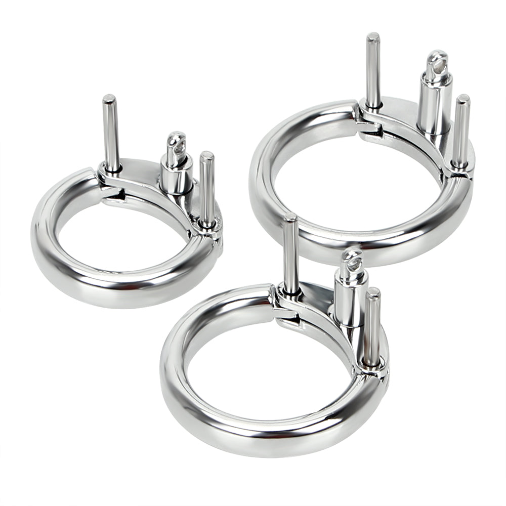Achieve permanent control with the Jailhouse accessory ring, offering easy installation and security for your reverse chastity device. Enjoy a hypno chastity ordeal!