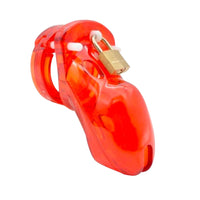 Smooth polycarbonate Emasculator cage ensures a seamless blend of security and comfort for shaved skin, making shower times trouble-free. Embrace chastity like queens, no more hurt penis here!
