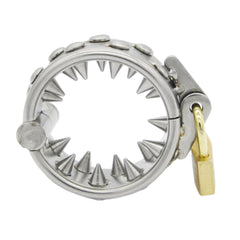Dive into the shocking world of with our heavy stainless steel, featuring spikes for intense stimulation. Surprise and captivate as the lock busts freedom, ensuring a secure, wireless thrill.