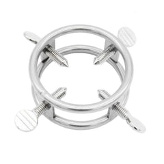 Revitalize your intimacy with this unbreakable stainless steel device. Securely fastened with rivets and padlocks that won't pop or come loose, it ensures ultimate control and rekindles passion in your relationship.