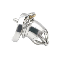 Experience the ultimate masculine restraint with our stainless steel Lockthecock kit chastity belt for men. Don't be the loser in your gang embrace control and turn any night into an orgy of anticipation. This is the perfect example of redefining masculine dominance.
