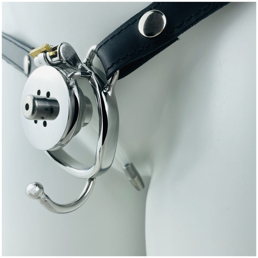 Strap On Urethral Inverted Chastity Cage