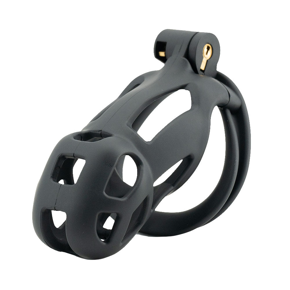 Experience the perfect blend of comfort and style with our small device, the Cobra Honeycomb Nautilus. This uniquely designed cage combines the strength of a cobra, the elegance of a nautilus, and the breathability of a honeycomb sure to spark intriguing conversations.