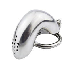 Discover our mini male penis cage crafted from stainless steel. This serious device ensures you can't break free, preventing harmful effects of uncontrolled urges. Studies show chastity improves focus take control today.