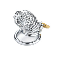 Ringed Metal Chastity Cage