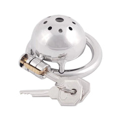 Address common problems with the stainless steel penis cage: perfect for small male members, it transforms typical styles into Houdini-proof enclosures. No IoT needed!