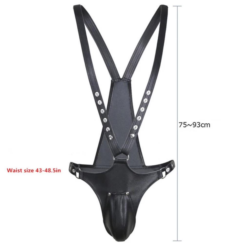 Leather Stud Chastity Belt