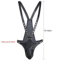 Leather Stud Chastity Belt