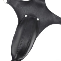 Leather Stud Chastity Belt