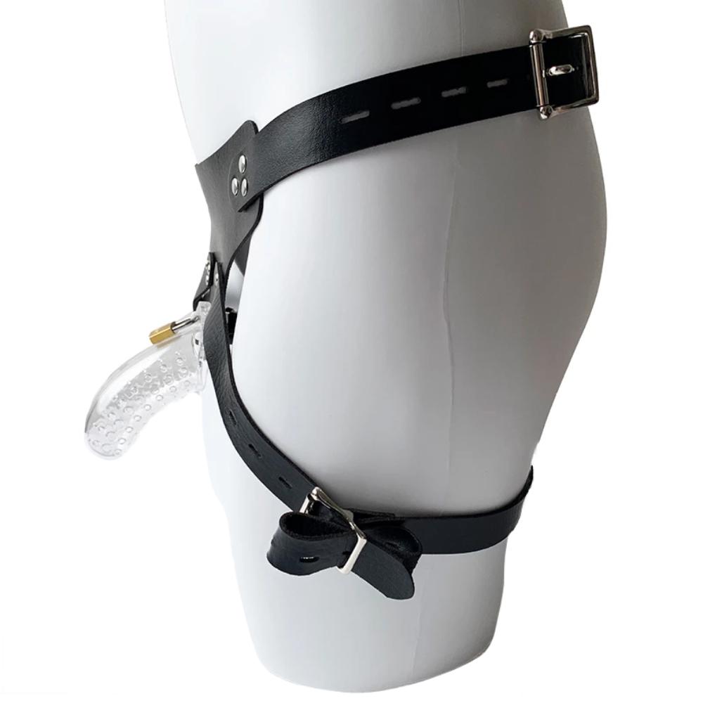 Clear Male Chastity Belt