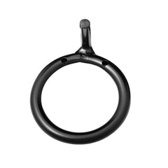 Unleash your fantasies with this dark, sleek black chastity kit! Its stretchy sheath hugs your anatomy, while the chamber offers a snug fit with stainless dick comfort. Perfect for BDSM or long-term play!